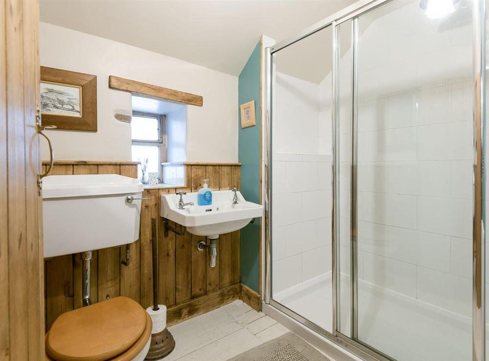 Shower room at Dale View in Sedbusk, near Hawes, North Yorkshire