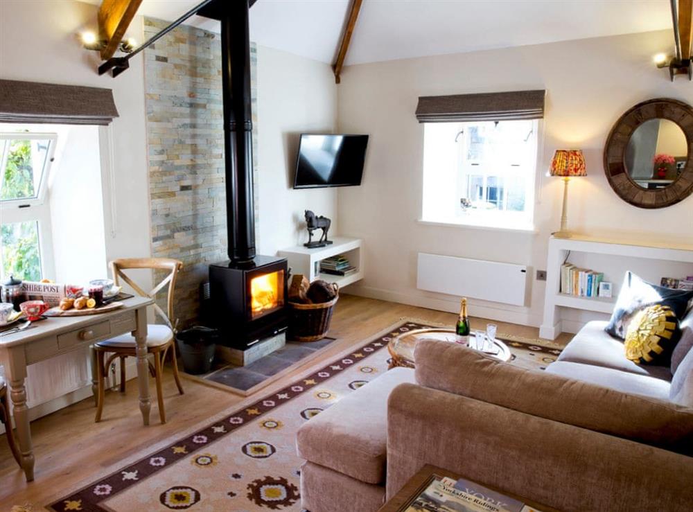 Living area at Tack Room Cottage, 