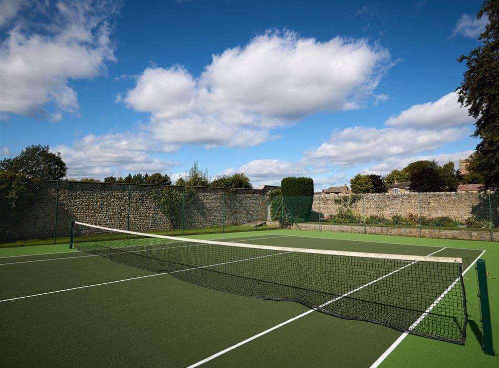 Tennis court at Hayloft, 