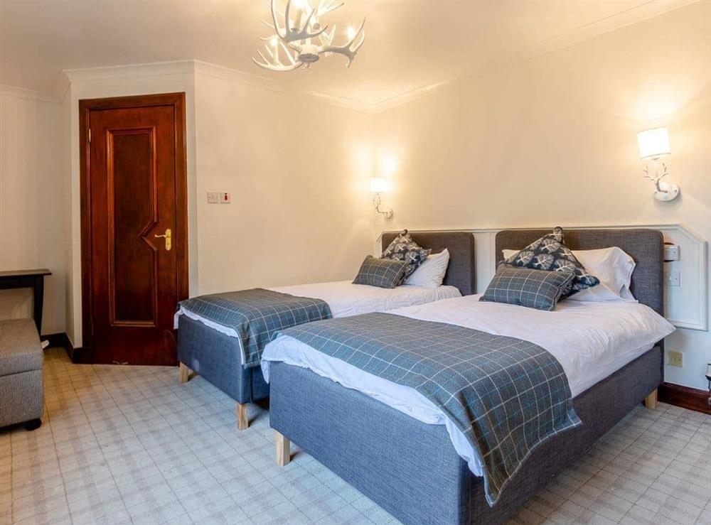 Twin bedroom at Dalgarven Spa House in Kilwinning, near Ayr, Ayrshire