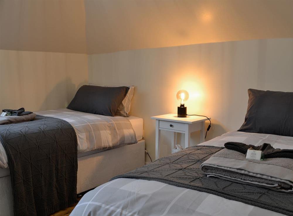 Twin bedroom at Tower Cottage, 
