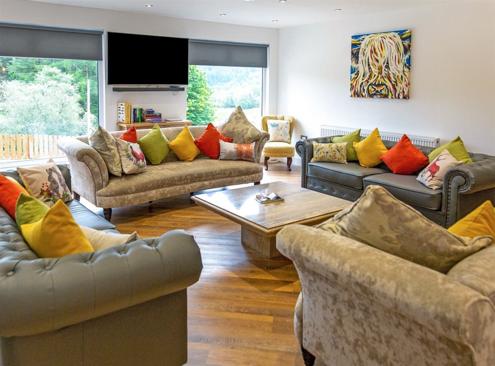 Living area at Dalnahua in Colintraive, Argyll
