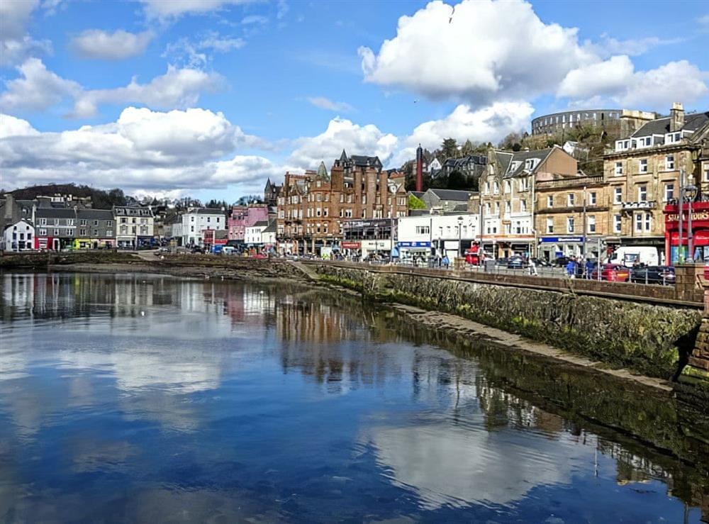 Charming local village at Dalriach Court in Oban, Argyll and Bute, Scotland