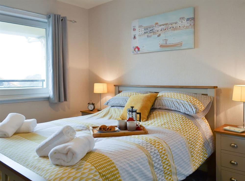 Relaxing double bedroom at Dalriach Court in Oban, Argyll and Bute, Scotland