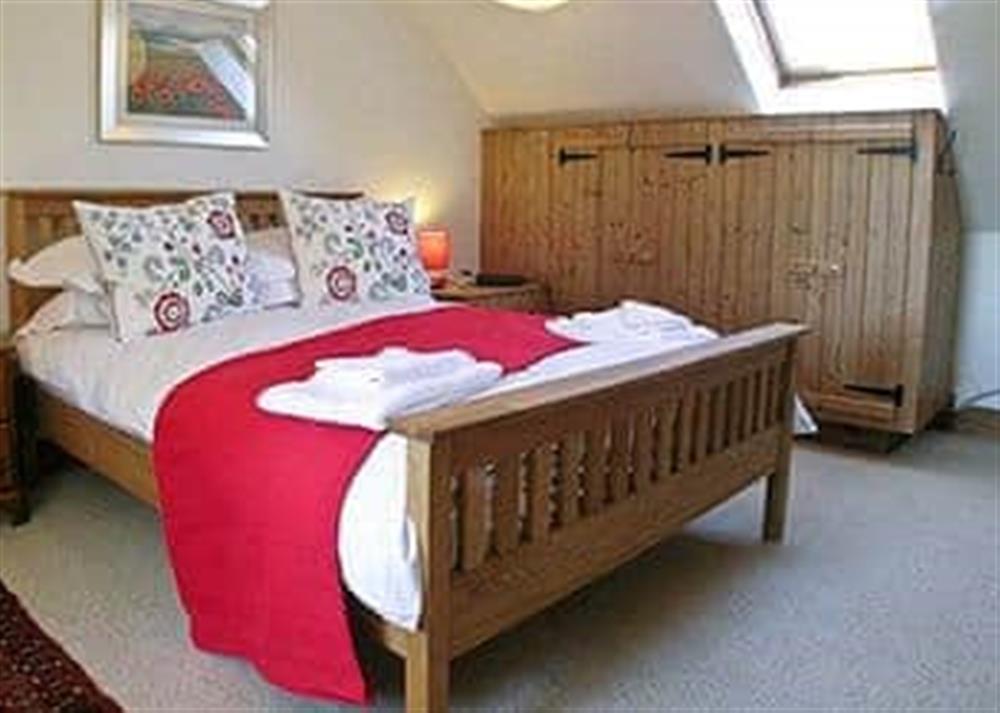 Double bedroom at Dalvuie Beag in North Connel, near Oban, Argyll