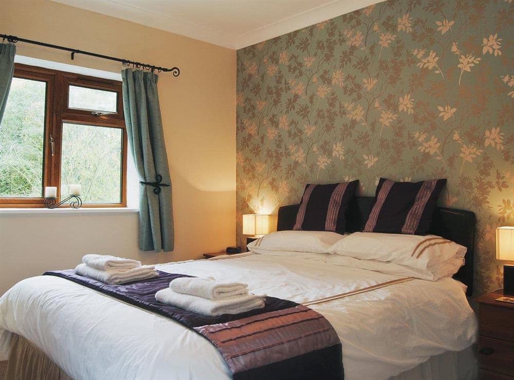 Double bedroom at Damson Lodge in Bridgnorth, near Ludlow, Shropshire
