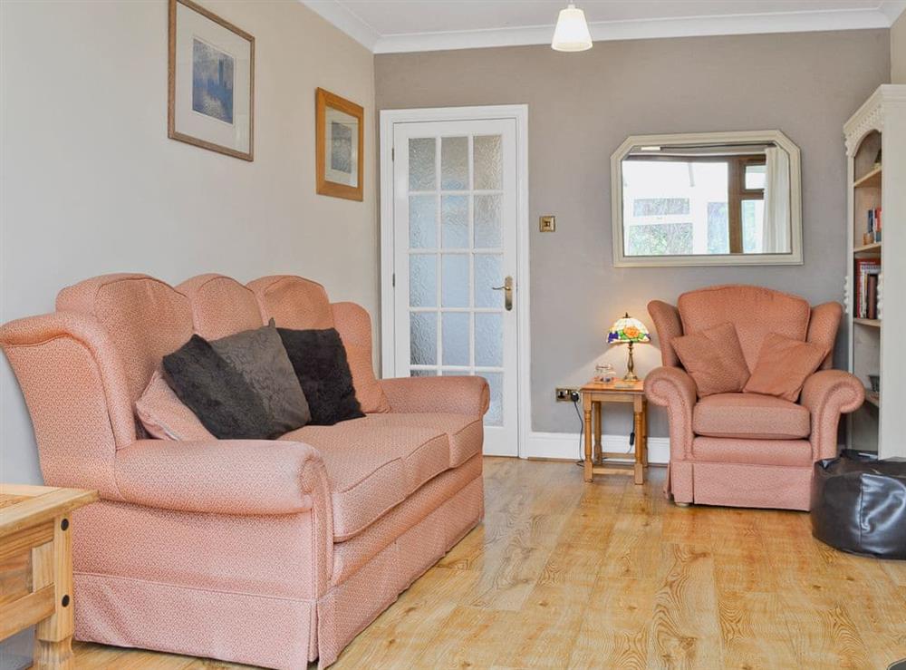 Living room at Damson Lodge in Bridgnorth, near Ludlow, Shropshire