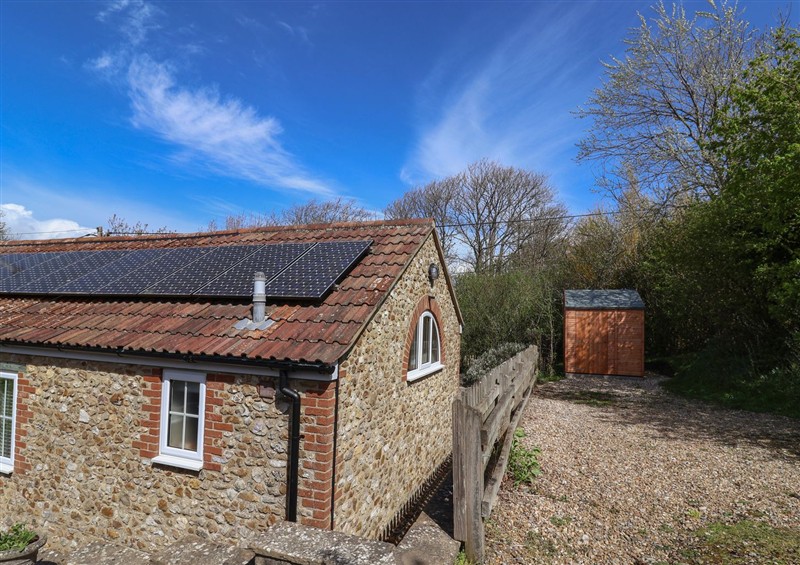 The setting (photo 3) at Damson Tree Cottage, Charmouth