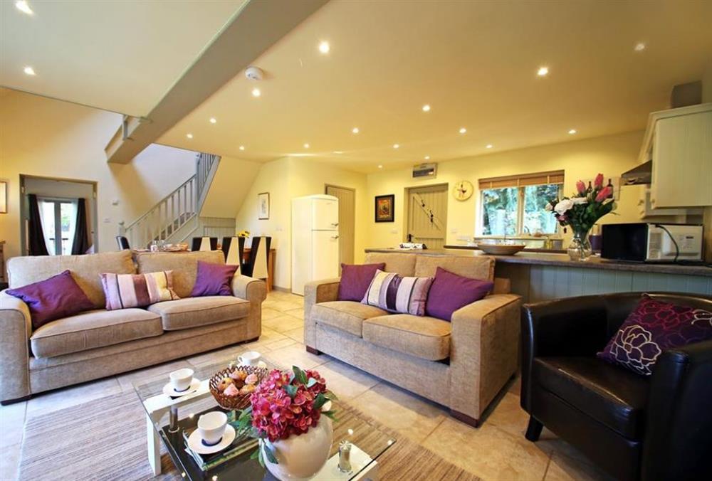 Living room at Damson Tree Cottage, Faversham, Kent