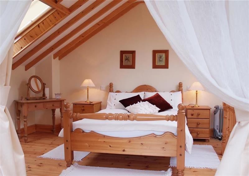 Double bedroom at Dan Castell Cottage, Llandeilo, Dyfed