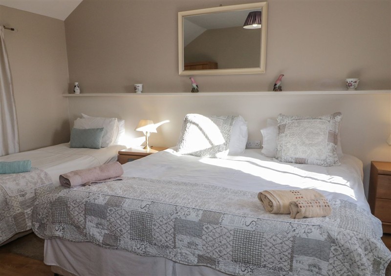 A bedroom in Dan White's Cottage at Dan Whites Cottage, near Rostrevor