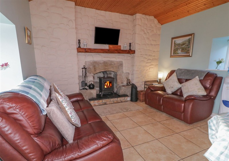 This is the living room at Dan Whites Cottage, near Rostrevor
