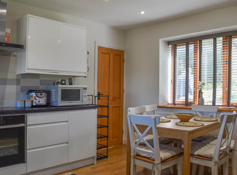 Kitchen/diner at Dandelion Cottage in Grosmont, Near Whitby, North Yorkshire