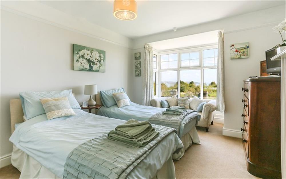 Another view of the twin bedroom. at Danecroft in Brixham