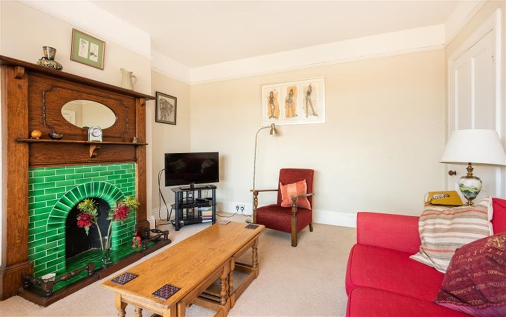 The living room at Danecroft in Brixham