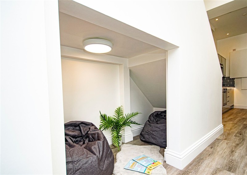 The living room at Daniel Chambers, Camborne