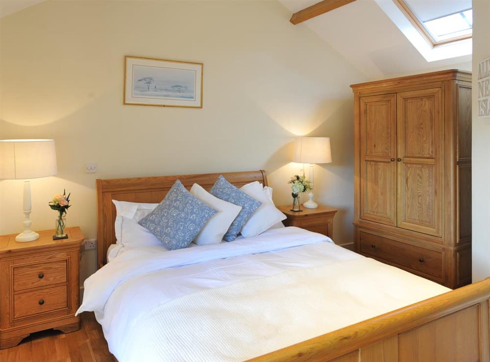 Double bedroom at Dapple Cottage in Brook, near Brighstone, Isle of Wight