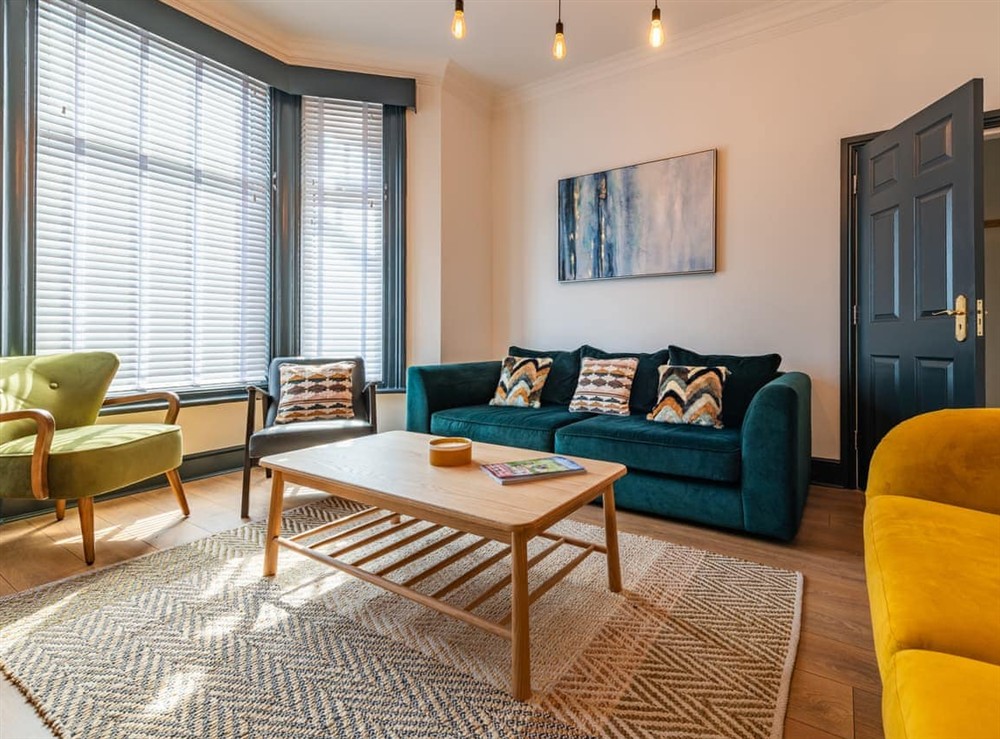 Living area at Darcey House in Scarborough, North Yorkshire