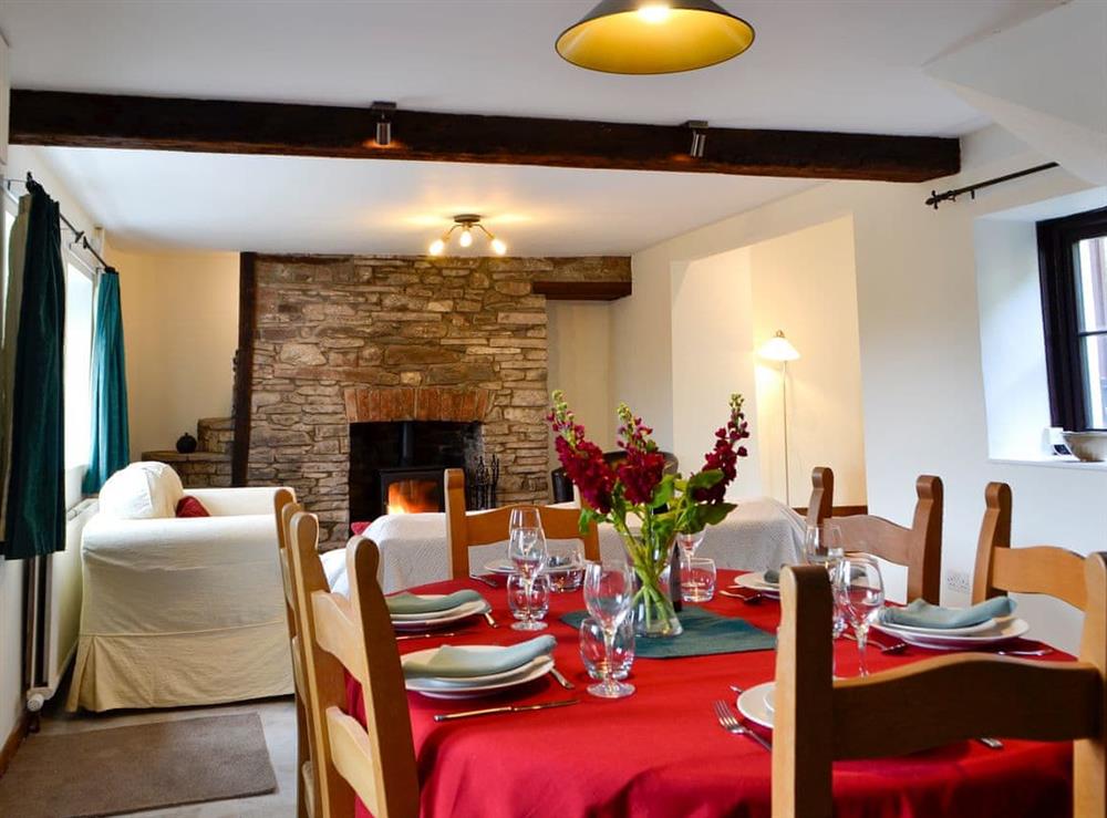 Dining Area at Dardy Cottage in Dardy, near Crickhowell, Powys