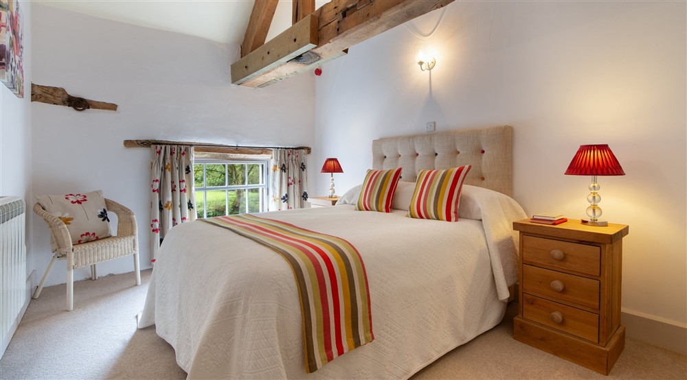 The double bedroom at Darfar in Nr Ashbourne, Derbyshire