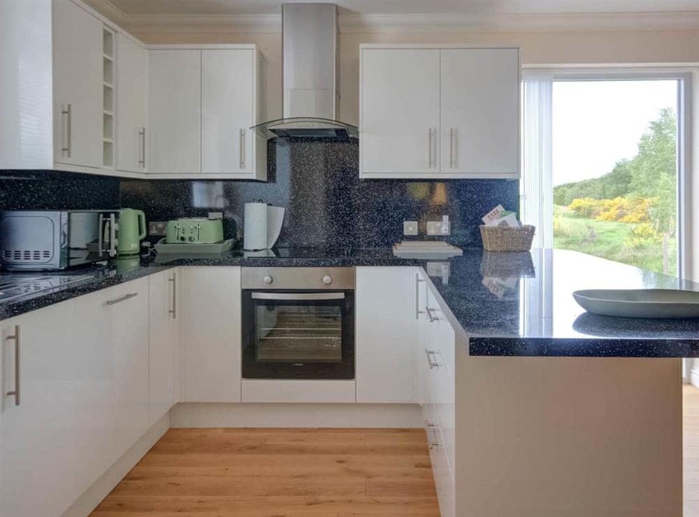 Kitchen area at Darna House in Tain, Ross-Shire