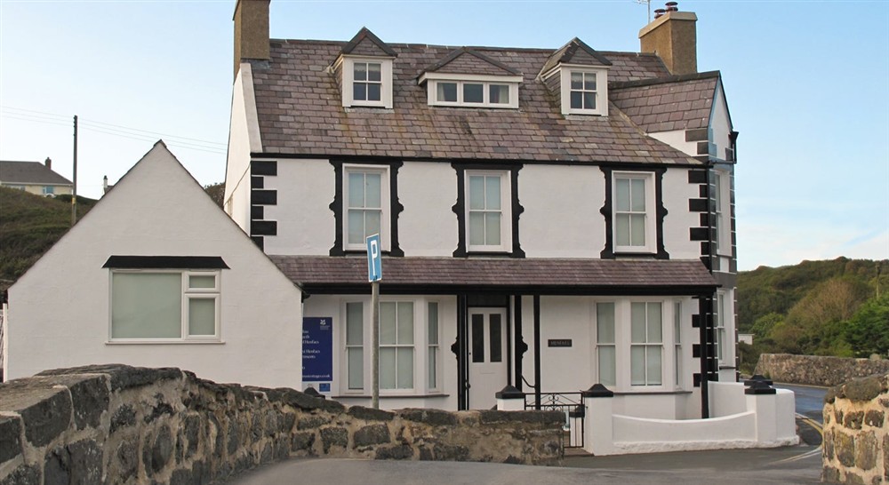 The exterior of the Henfaes apartments, Pwllheli, Gwynedd at Daron in Pwllheli, Gwynedd