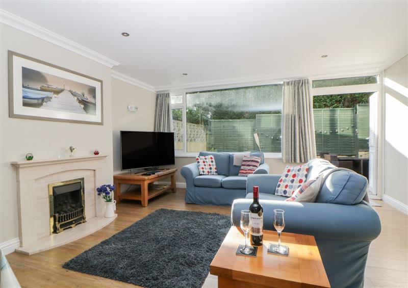Relax in the living area at Dart Retreat, Stoke Gabriel