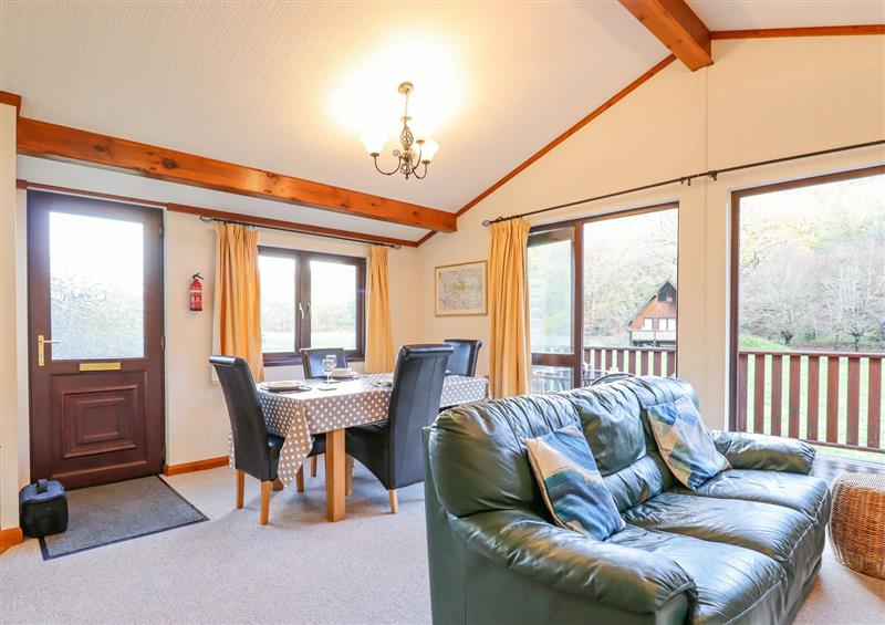 Enjoy the living room at Dartmoor Retreat Lodge, Clifford Bridge near Moretonhampstead