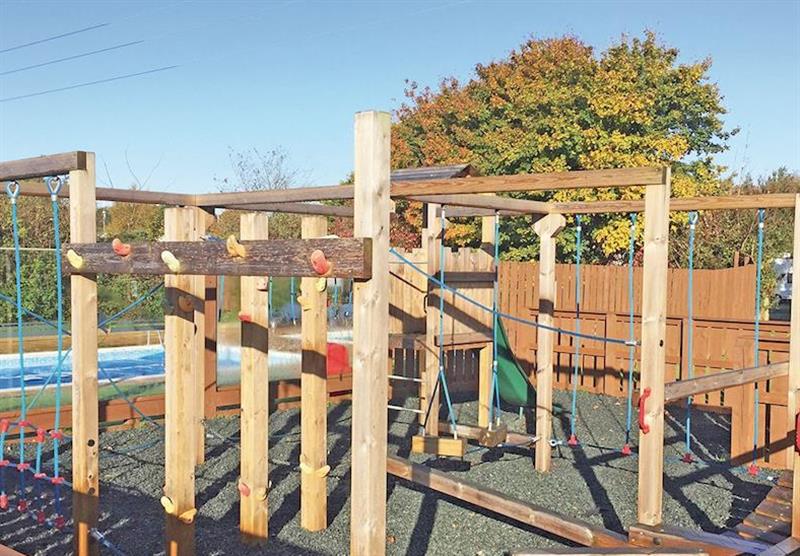 Children’s play area at Dartmoor View in Okehampton, North Devon