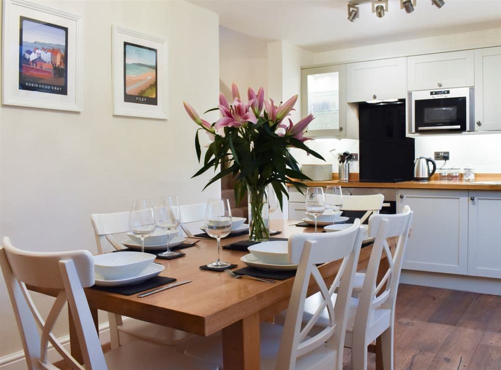 Kitchen/diner at Darton Cottage in Whitby, North Yorkshire
