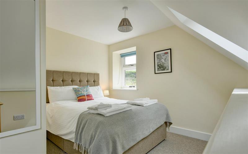 One of the 3 bedrooms at Dashel Cottage, Countisbury