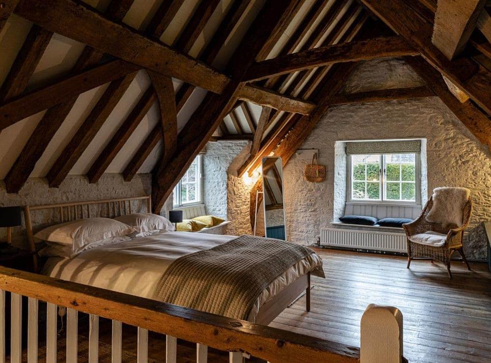 Double bedroom at Daubeneys Stable in Colerne, Nr Bath, Wiltshire., Great Britain