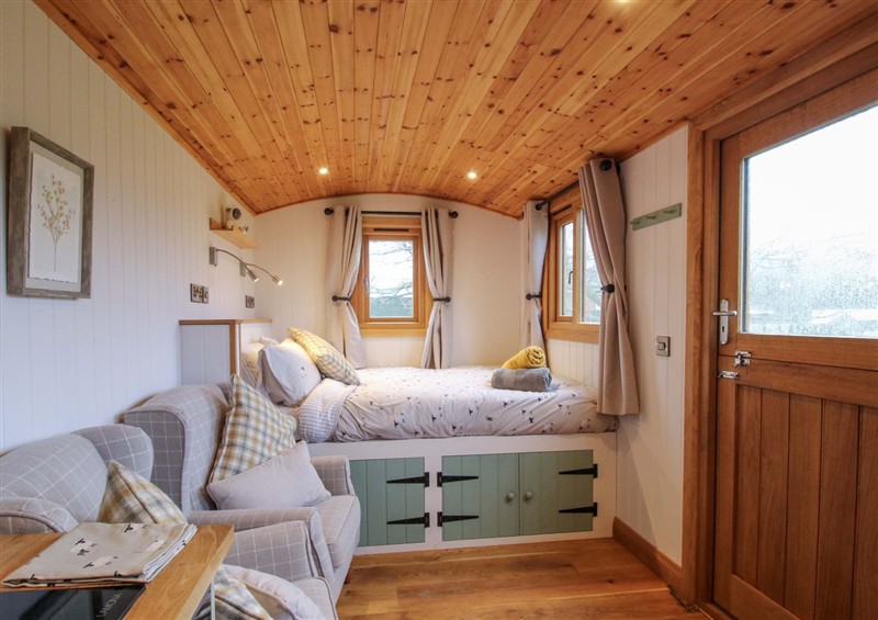 One of the bedrooms at Daves Place, Broadstone near Munslow