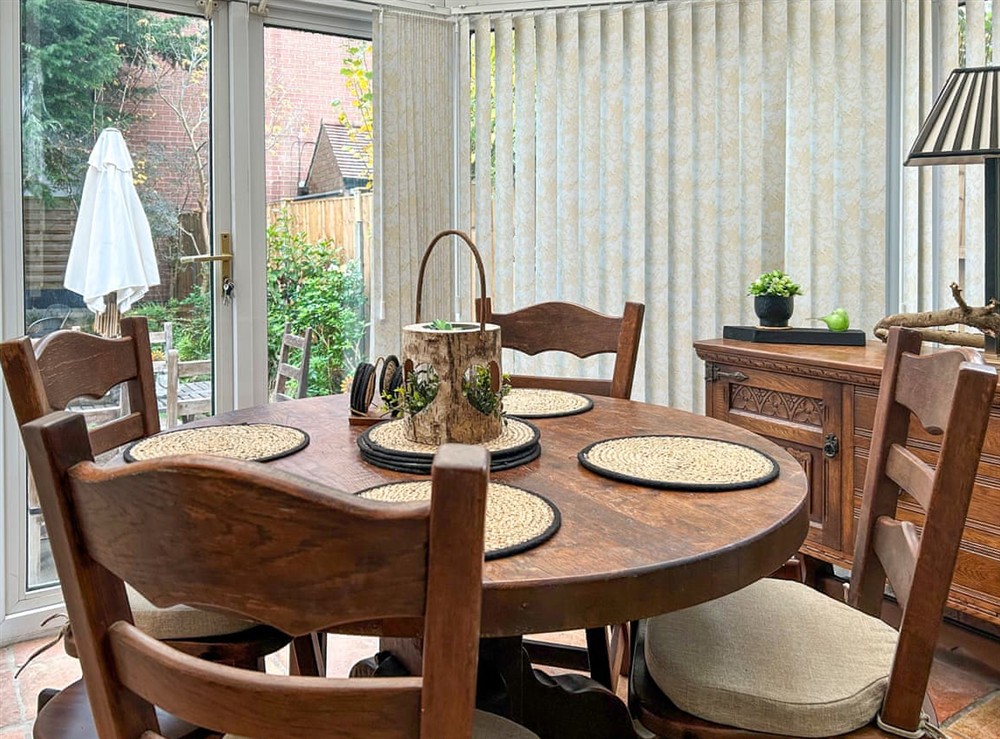 Dining Area at Davies House in West Bridgford, near Nottingham, Nottinghamshire