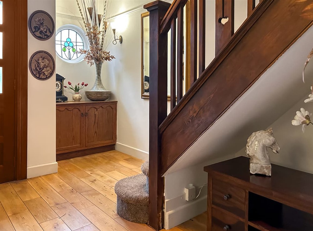 Hallway at Davies House in West Bridgford, near Nottingham, Nottinghamshire