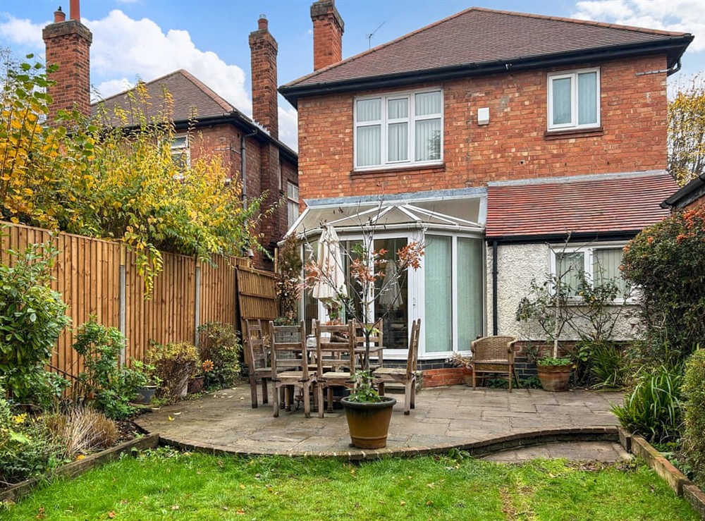 Outdoor at Davies House in West Bridgford, near Nottingham, Nottinghamshire