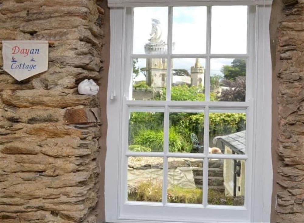 View at Dayan Cottage in Fowey, Cornwall