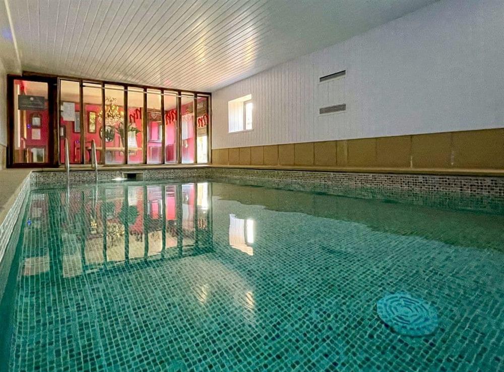 Swimming pool at De Ferrers in Alport, Nr Bakewell, Derbyshire., Great Britain