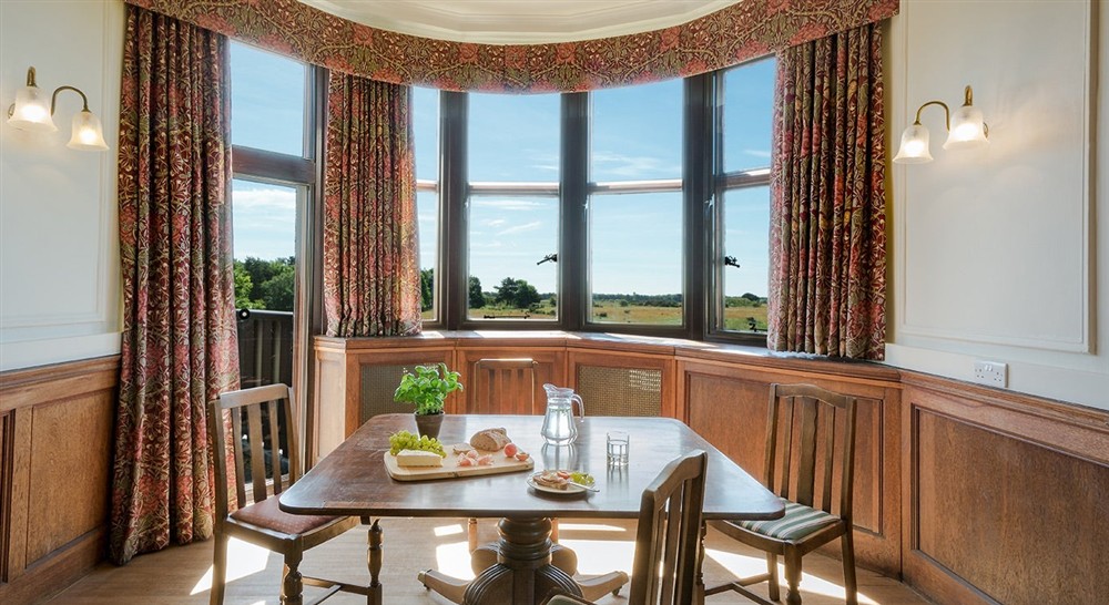 The family sitting room at Deben View in Woodbridge, Suffolk