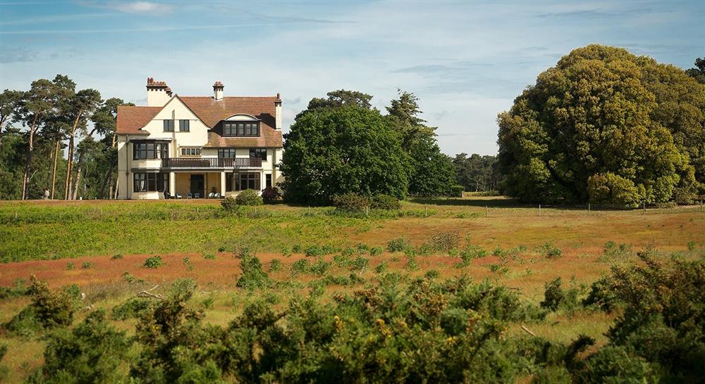 The grand exterior of Tranmer House, Kyson nr Woodbridge, Suffolk at Deben View in Woodbridge, Suffolk
