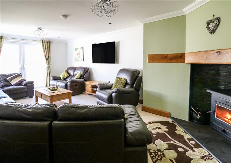 Enjoy the living room at Dechrau Newydd, Ferwig near Cardigan