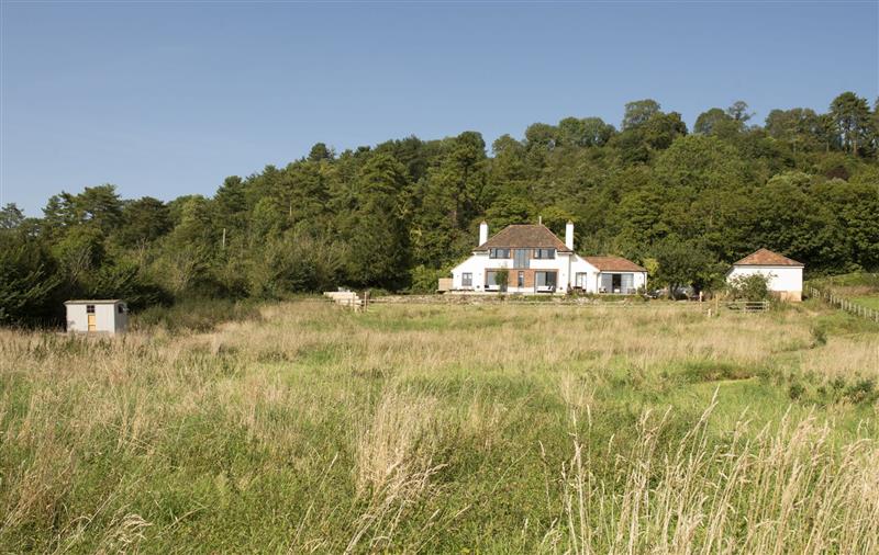 Rural landscape at Decoy Farm House, Somerset