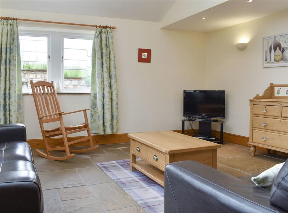 Welcoming living area at Curlew Cottage, 