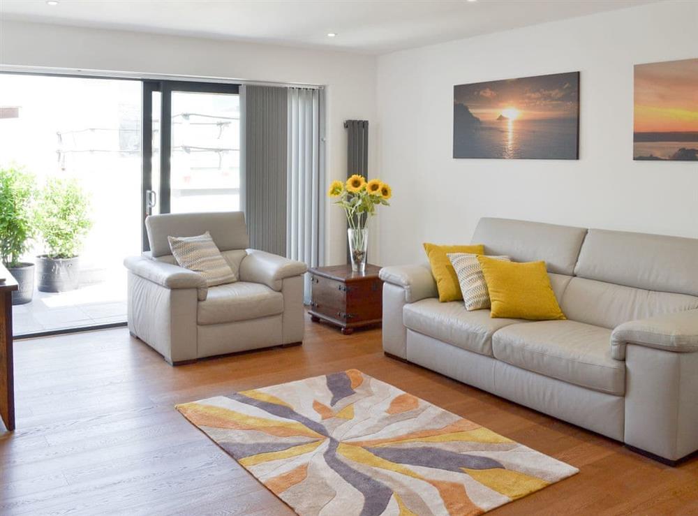 Attractive living area at Deepwater Point Apartment  in Torquay, Devon