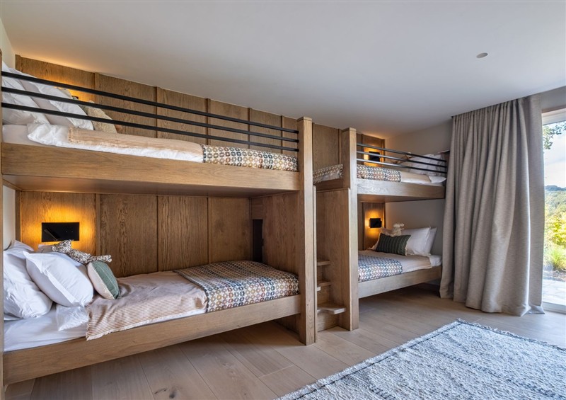 One of the bedrooms at Deer Close, Coniston