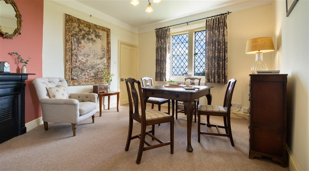 The dining room at Deer Park Lodge in Nr Northleach, Gloucestershire