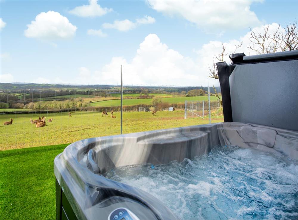 Jacuzzi at Deer View in Ottery St Mary, Devon