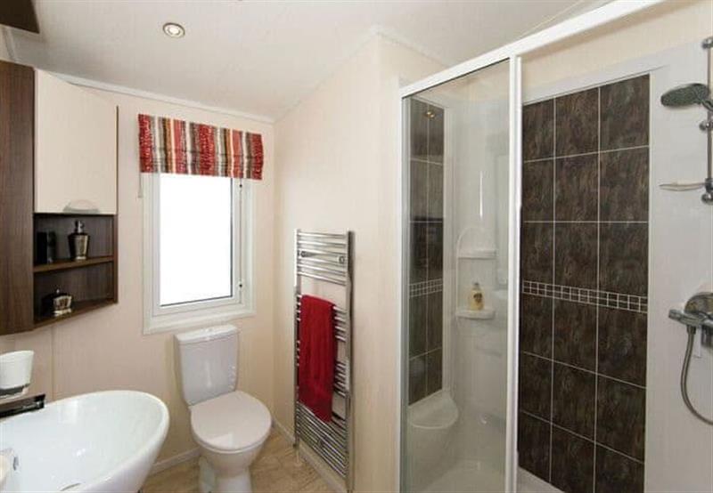 Bathroom in the Signature 3 HT at Deeside Holiday Park in Perthshire & Southern Highlands, Scotland