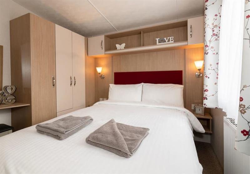 Bedroom in the Clunie HT at Deeside Holiday Park in Perthshire & Southern Highlands, Scotland