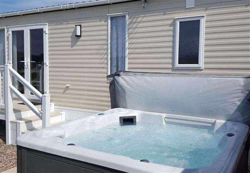 Hot tub in the Clunie HT at Deeside Holiday Park in Perthshire & Southern Highlands, Scotland